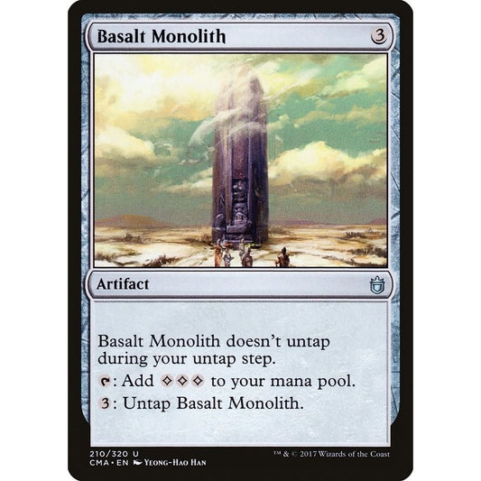 Image for Basalt Monolith (210) (CMA) - Magic: The Gathering