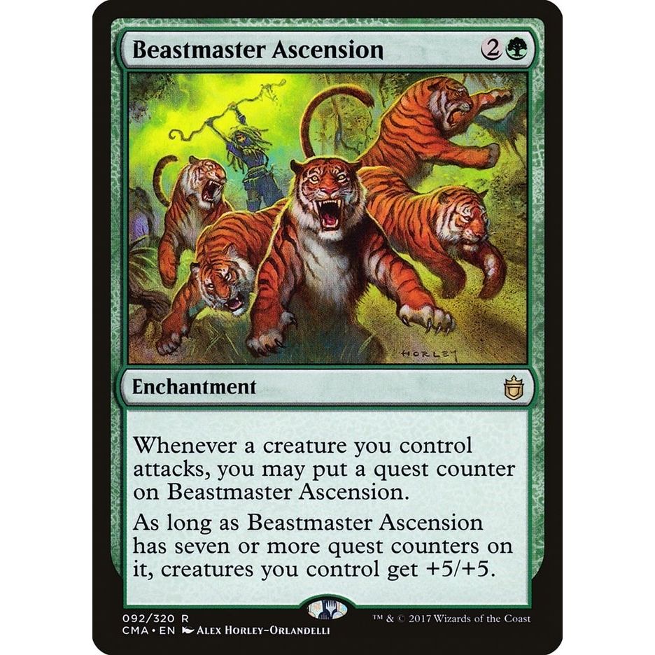 Image for Beastmaster Ascension (92) (CMA) - Magic: The Gathering