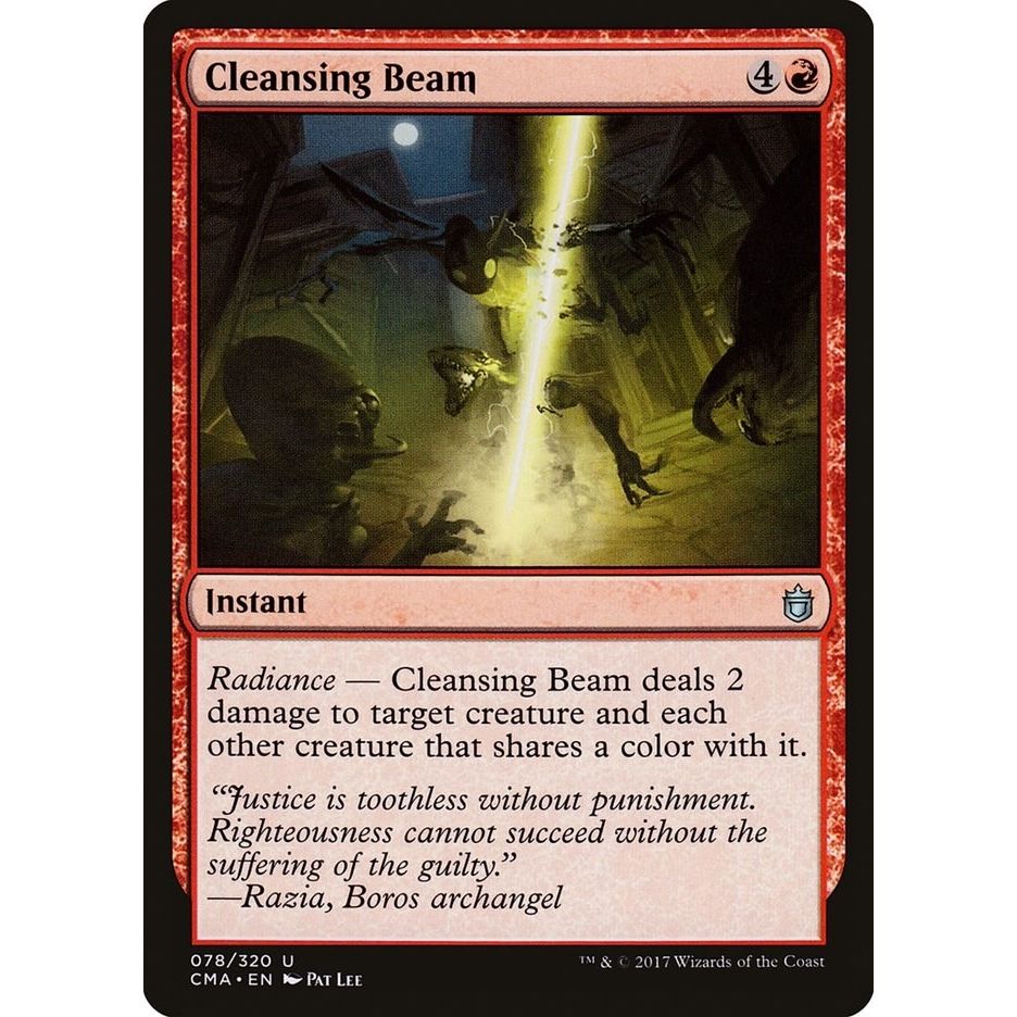 Image for Cleansing Beam (78) (CMA) - Magic: The Gathering