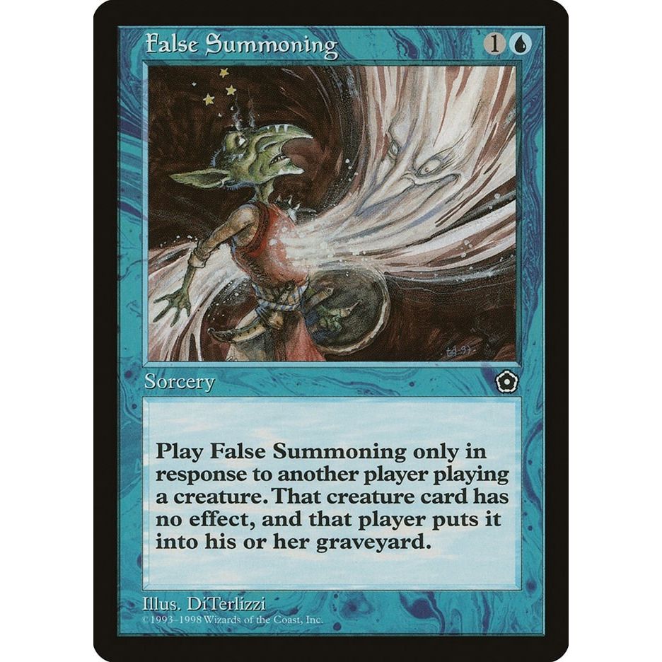Image for False Summoning (P02) - Magic: The Gathering