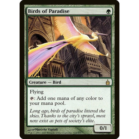 Image for Birds of Paradise (153) (RAV) - Magic: The Gathering