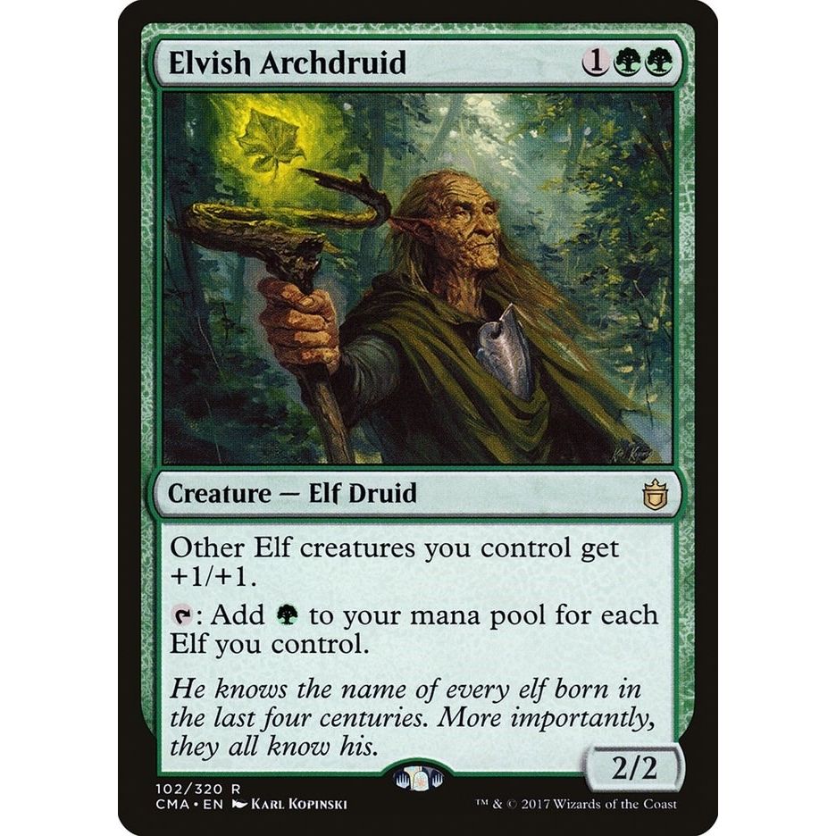 Image for Elvish Archdruid (102) (CMA) - Magic: The Gathering