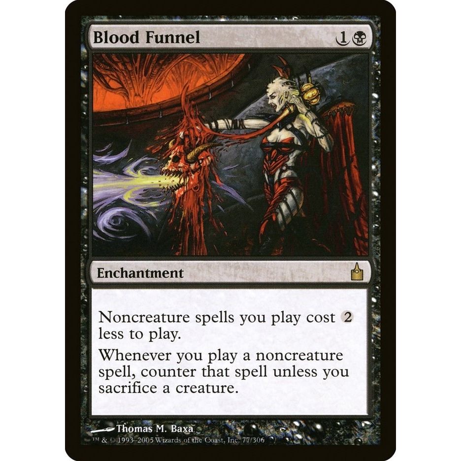 Image for Blood Funnel (77) (RAV) - Magic: The Gathering