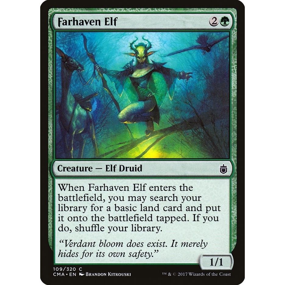 Image for Farhaven Elf (109) (CMA) - Magic: The Gathering