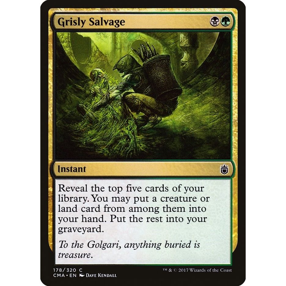 Image for Grisly Salvage (178) (CMA) - Magic: The Gathering