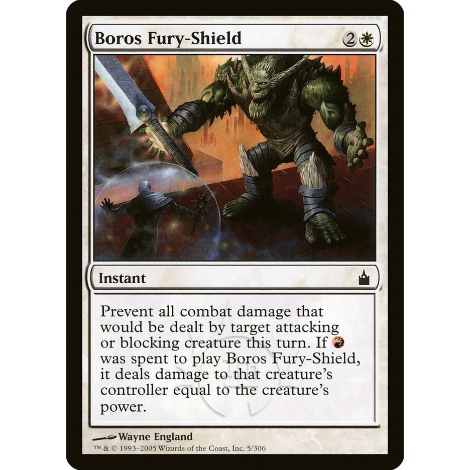 Image for Boros Fury-Shield (5) (RAV) - Magic: The Gathering
