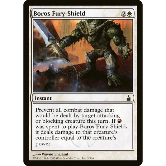 Image for Boros Fury-Shield (5) (RAV) - Magic: The Gathering