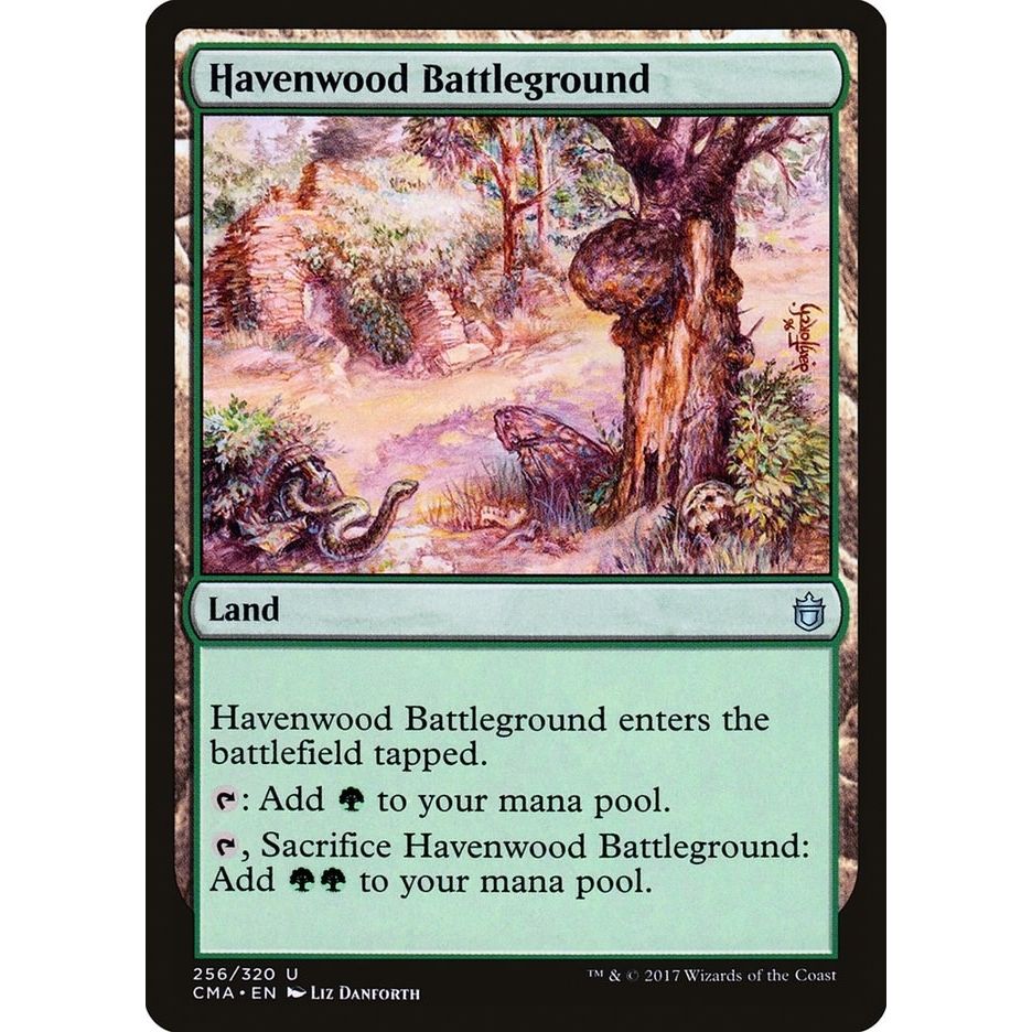 Image for Havenwood Battleground (256) (CMA) - Magic: The Gathering