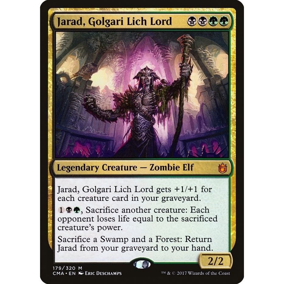 Image for Jarad, Golgari Lich Lord (179) (CMA) - Magic: The Gathering