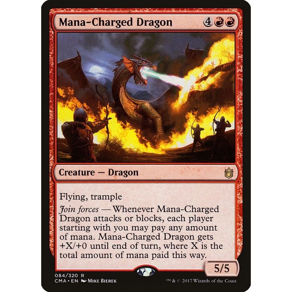 Image for Mana-Charged Dragon (84) (CMA) - Magic: The Gathering