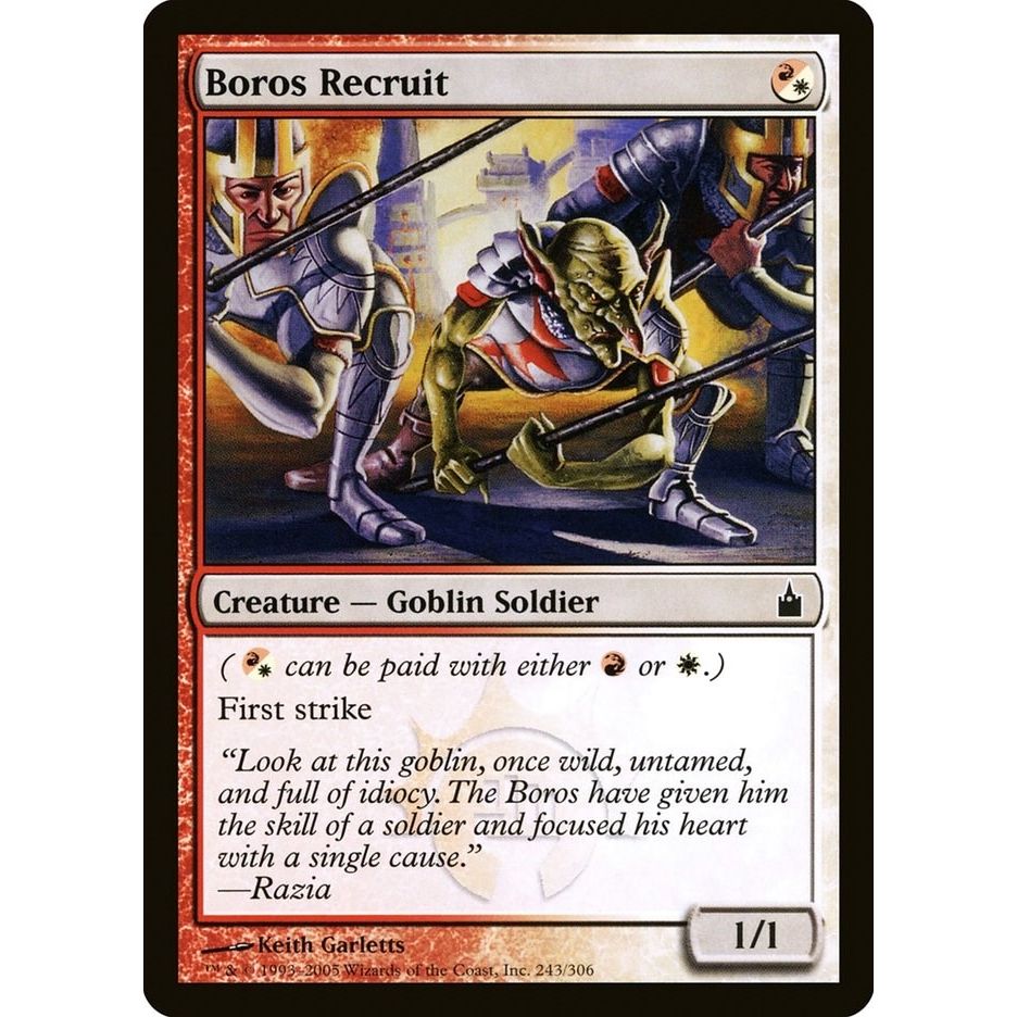 Image for Boros Recruit (243) (RAV) - Magic: The Gathering