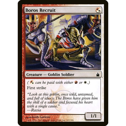 Image for Boros Recruit (243) (RAV) - Magic: The Gathering