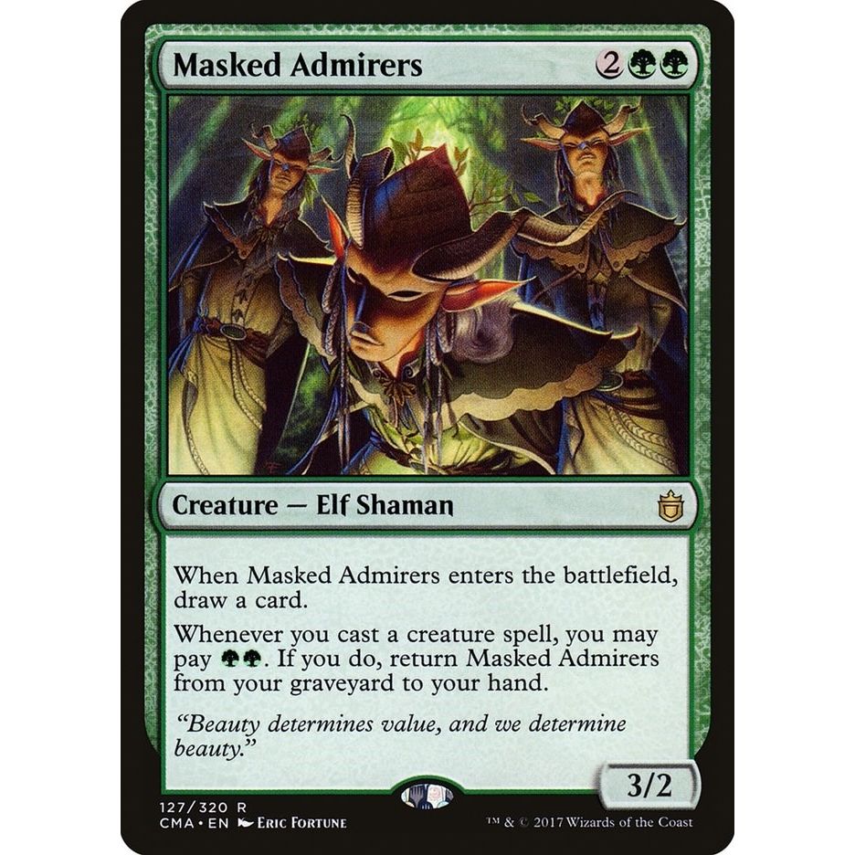 Image for Masked Admirers (127) (CMA) - Magic: The Gathering