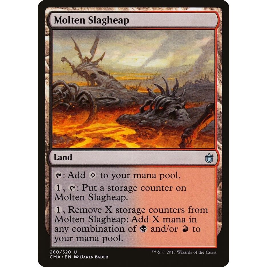 Image for Molten Slagheap (260) (CMA) - Magic: The Gathering