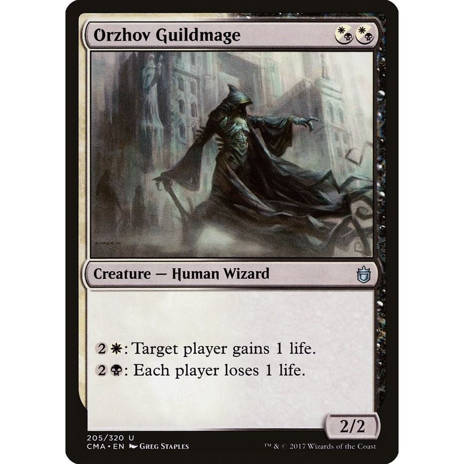 Image for Orzhov Guildmage (205) (CMA) - Magic: The Gathering