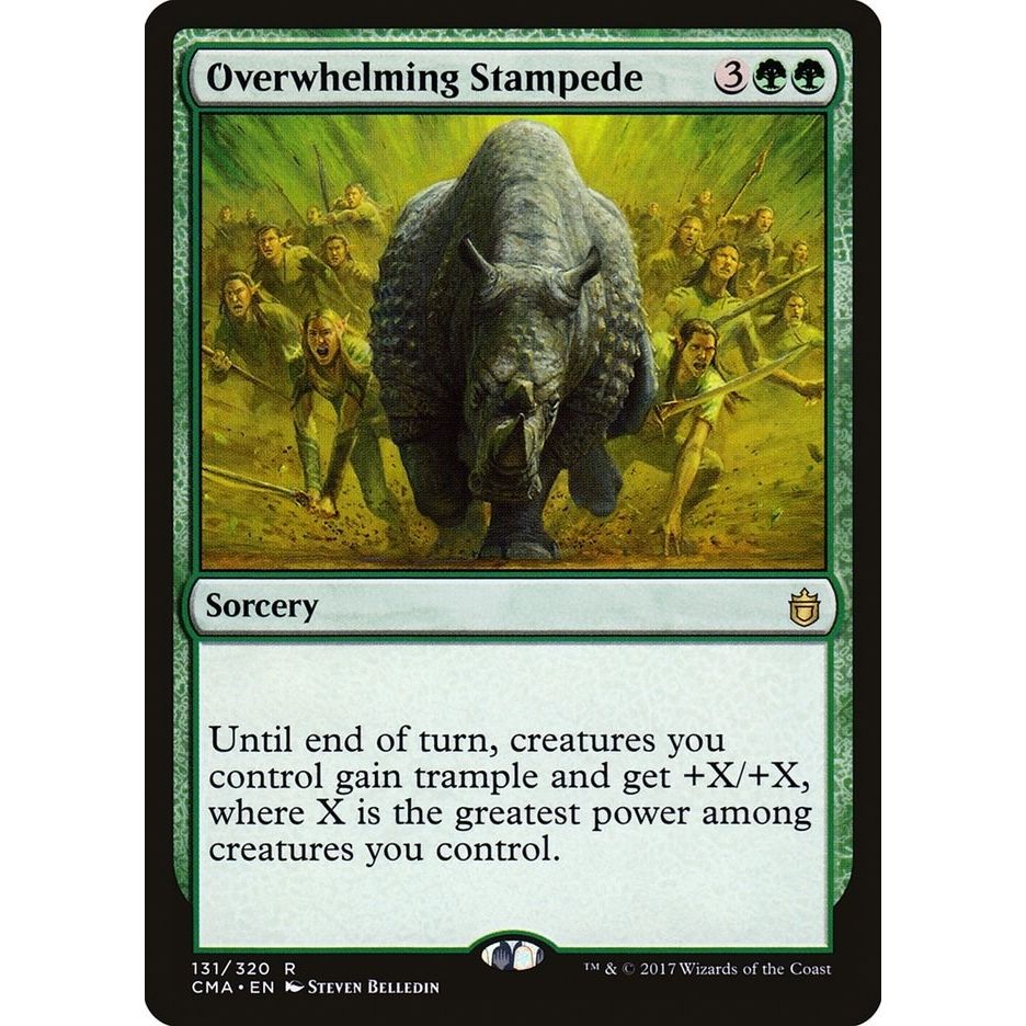 Image for Overwhelming Stampede (131) (CMA) - Magic: The Gathering