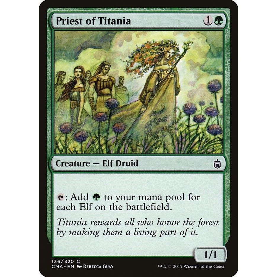 Image for Priest of Titania (136) (CMA) - Magic: The Gathering