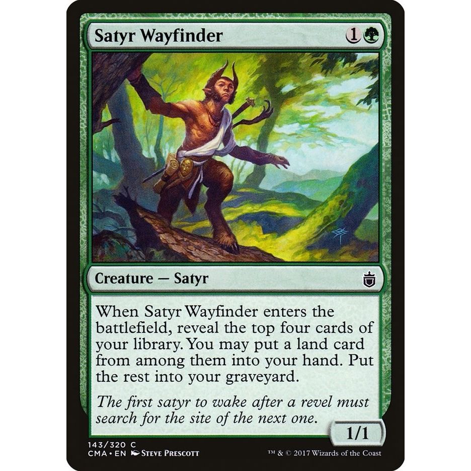 Image for Satyr Wayfinder (143) (CMA) - Magic: The Gathering