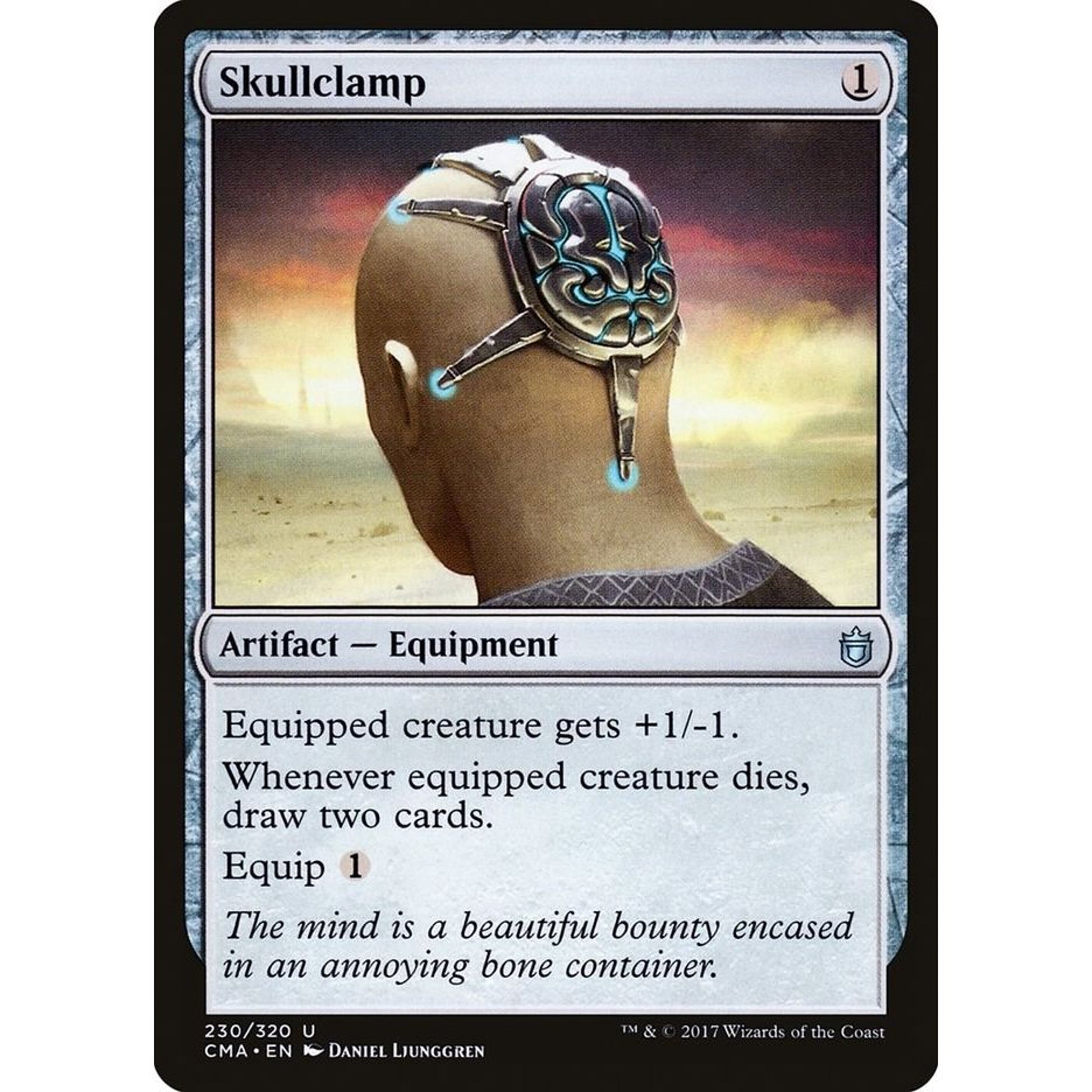 Image for Skullclamp (230) (CMA) - Magic: The Gathering