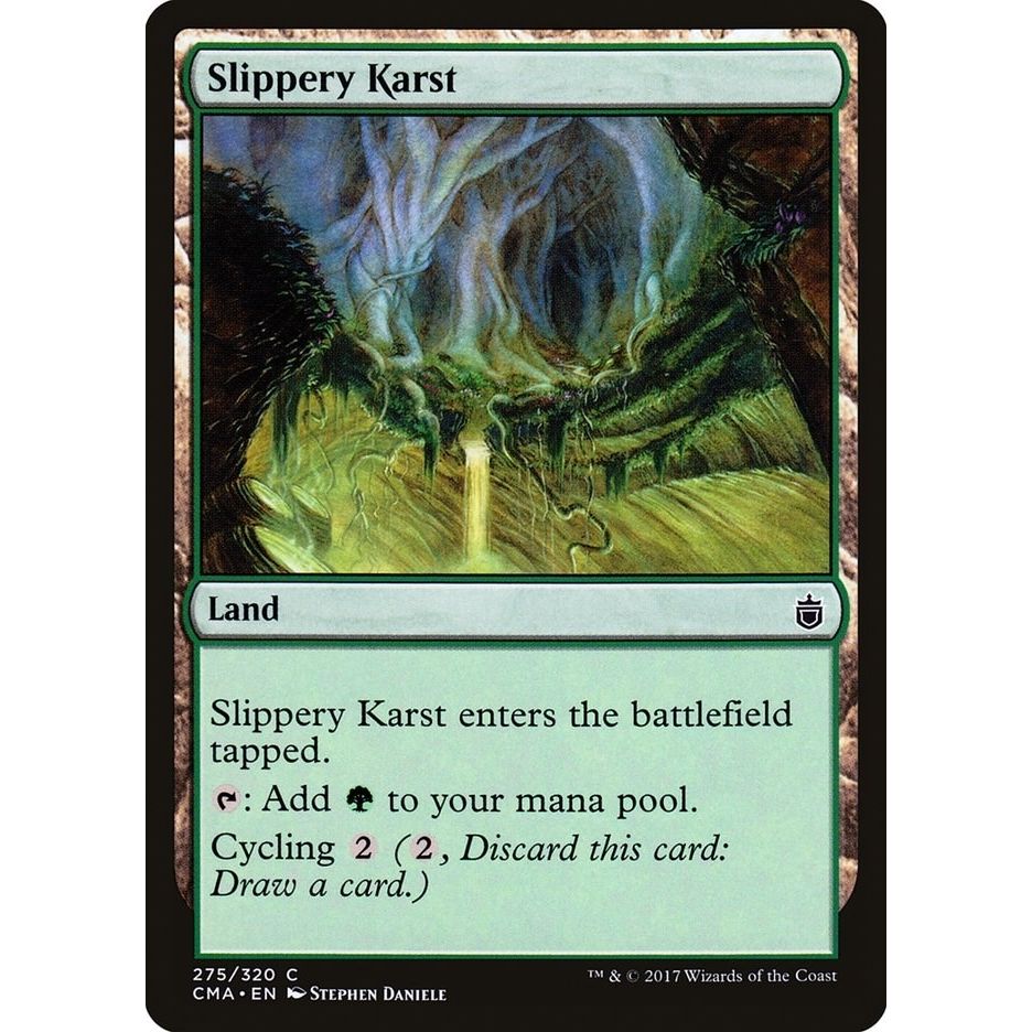 Image for Slippery Karst (275) (CMA) - Magic: The Gathering