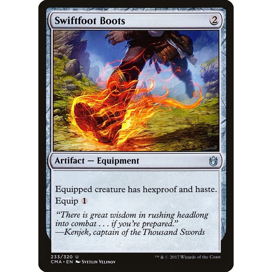 Image for Swiftfoot Boots (233) (CMA) - Magic: The Gathering