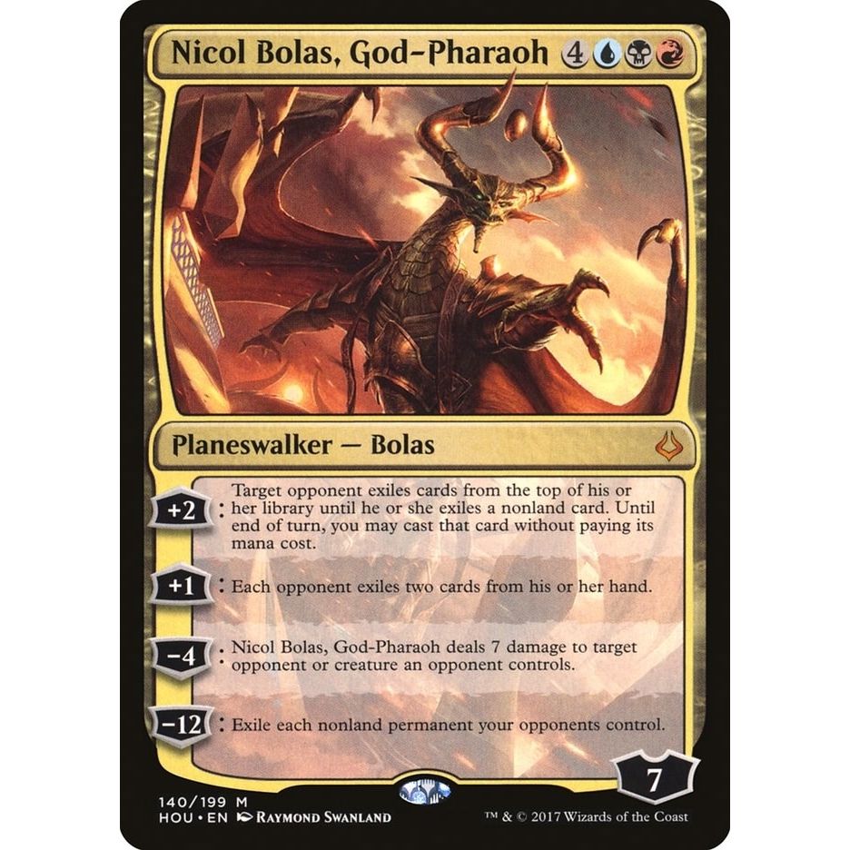 Image for Nicol Bolas, God-Pharaoh (140) (HOU) - Magic: The Gathering