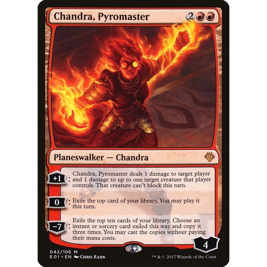 Image for Chandra, Pyromaster (42) (AC2) - Magic: The Gathering