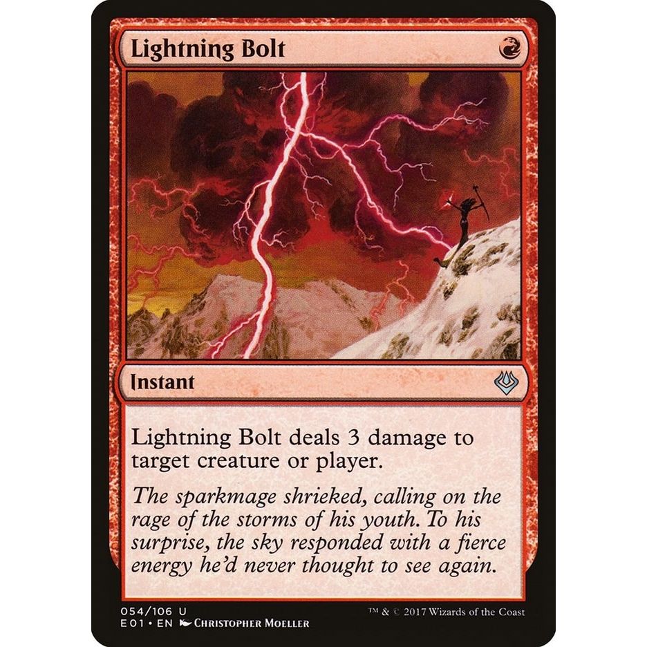 Image for Lightning Bolt (54) (AC2) - Magic: The Gathering