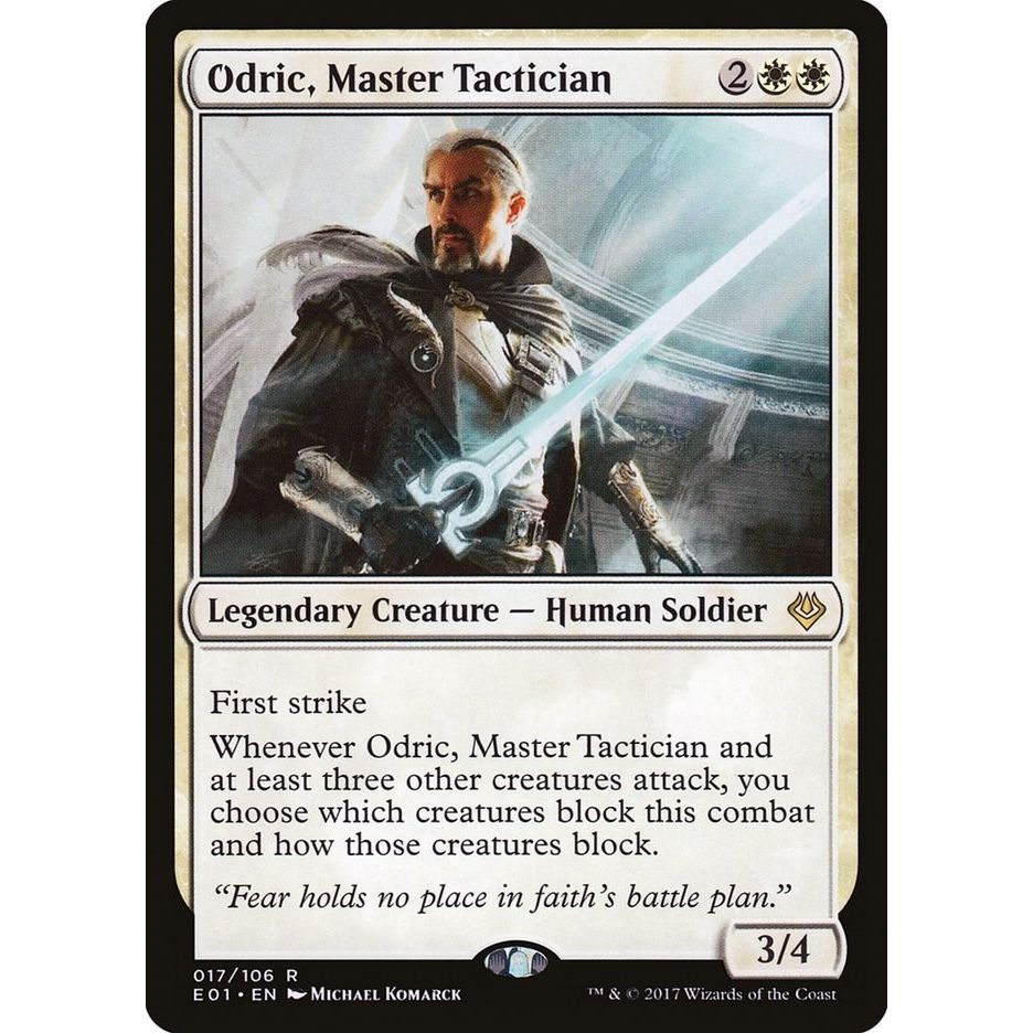 Image for Odric, Master Tactician (17) (AC2) - Magic: The Gathering