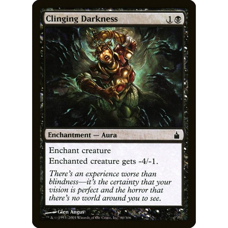 Image for Clinging Darkness (80) (RAV) - Magic: The Gathering