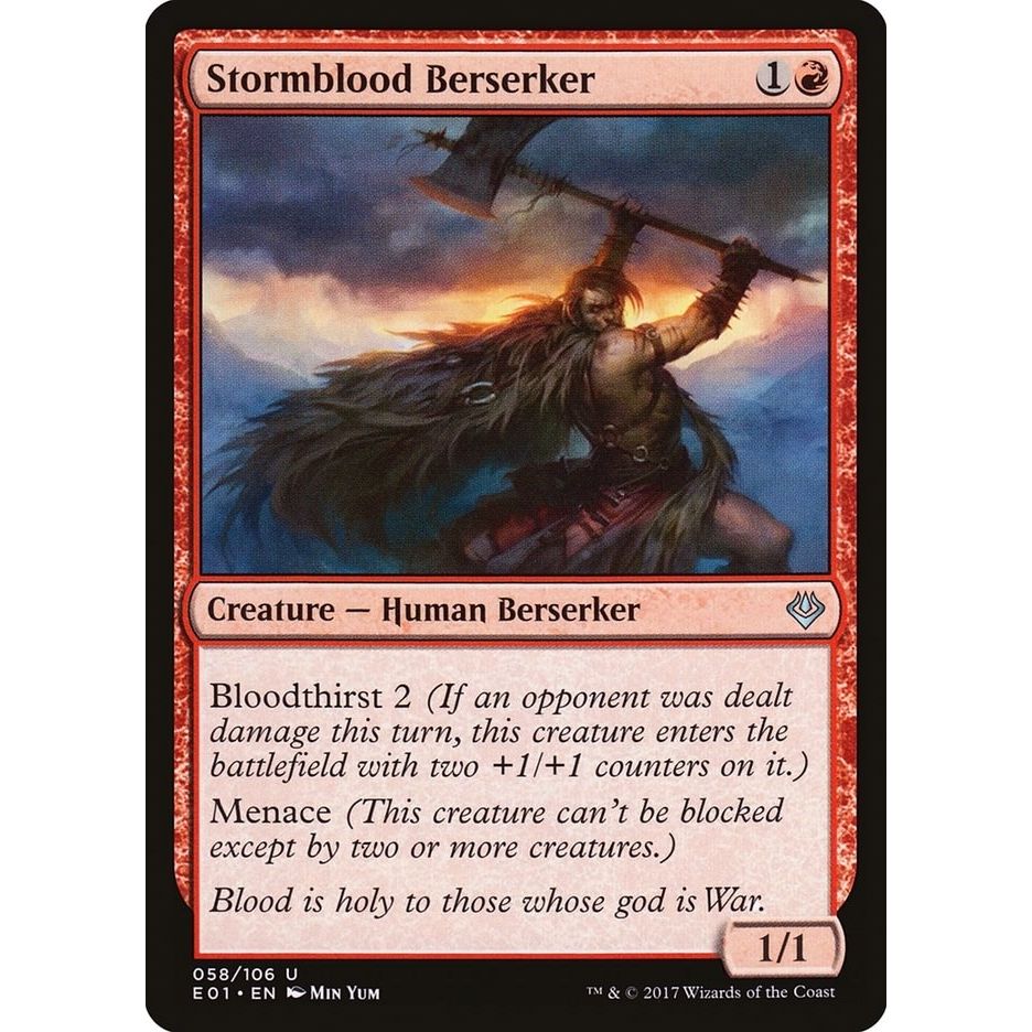 Image for Stormblood Berserker (58) (AC2) - Magic: The Gathering