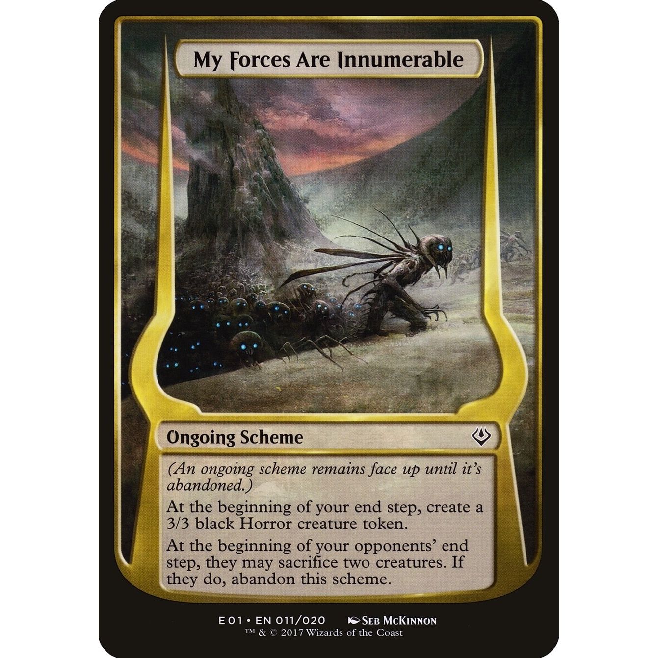 Image for My Forces Are Innumerable (Archenemy: Nicol Bolas) (11) (OVER) - Magic: The Gathering