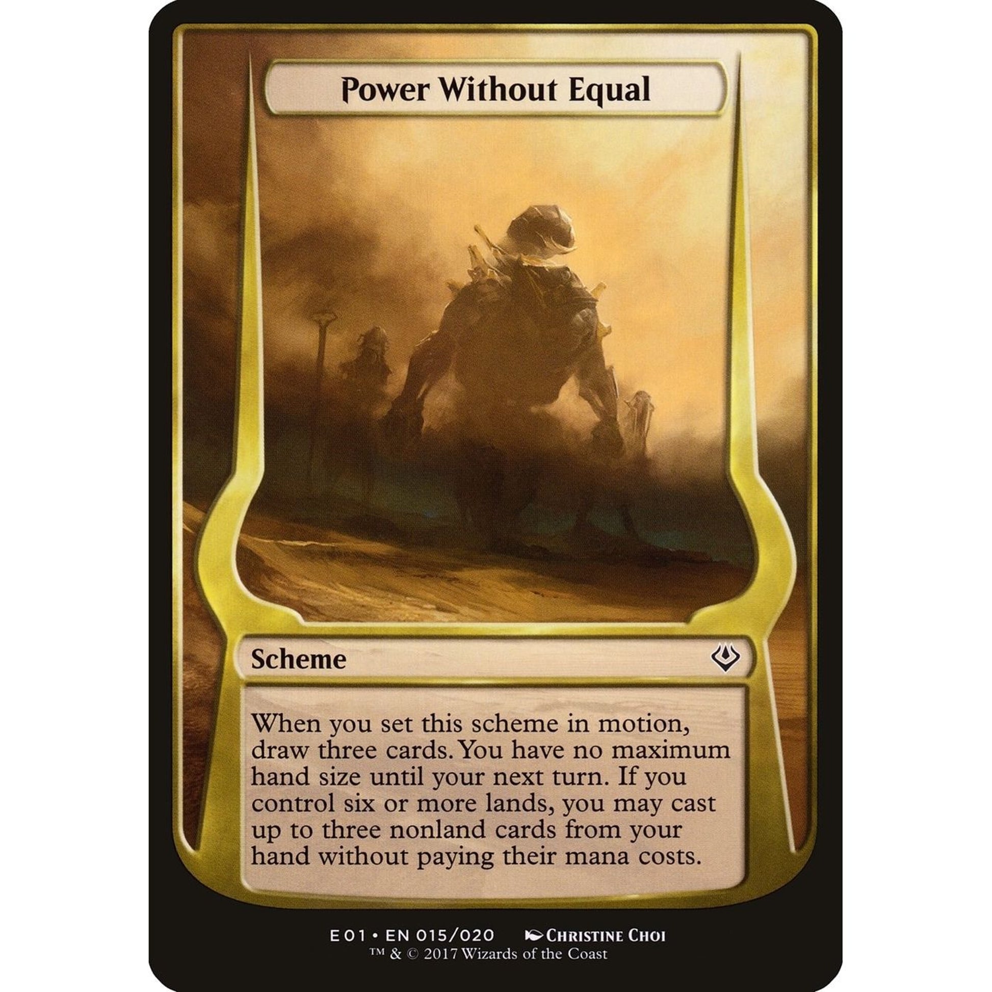 Image for Power Without Equal (Archenemy: Nicol Bolas) (15) (OVER) - Magic: The Gathering