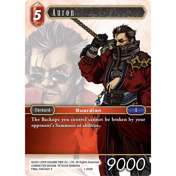 Image for Auron (Rare) (1-002R) (OP1) - Final Fantasy TCG