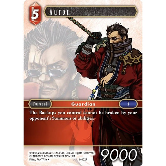 Image for Auron (Rare) (1-002R) (OP1) - Final Fantasy TCG