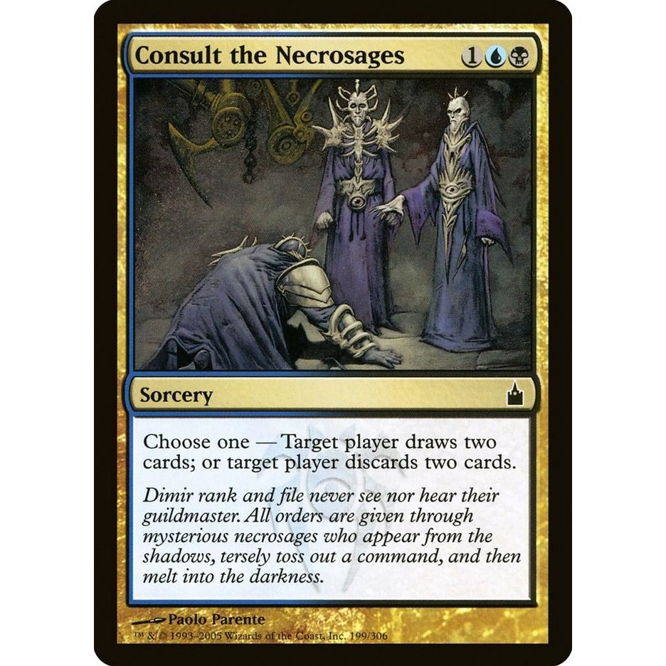 Image for Consult the Necrosages (199) (RAV) - Magic: The Gathering