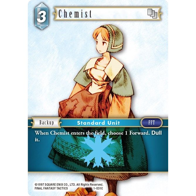 Image for Chemist (Female Unit) (1-031C) (OP1) - Final Fantasy TCG