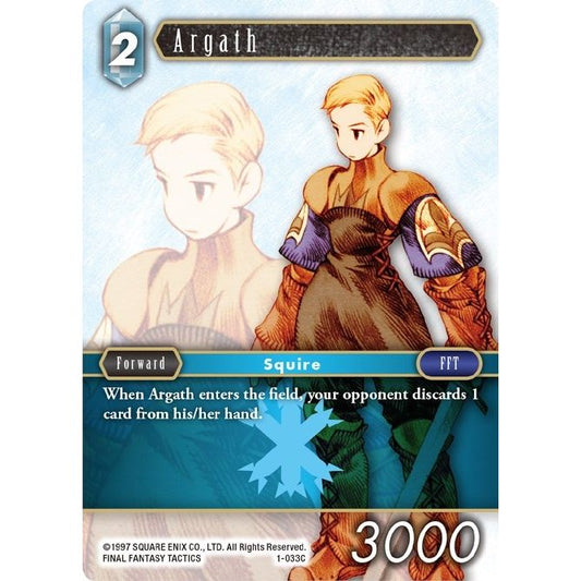 Image for Argath (1-033C) (OP1) - Final Fantasy TCG