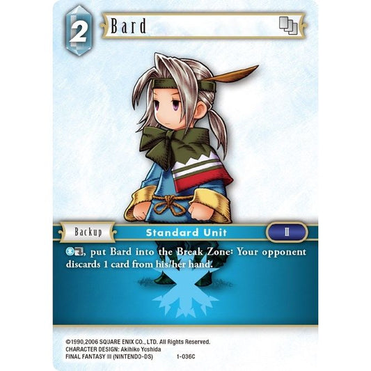 Image for Bard (Luneth) (1-036C) (OP1) - Final Fantasy TCG