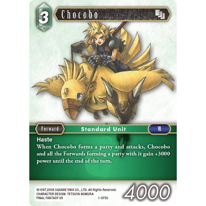 Image for Chocobo - 1-075C (1-075C) (OP1) - Final Fantasy TCG