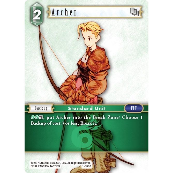Image for Archer (Male Unit) - 1-088C (1-088C) (OP1) - Final Fantasy TCG