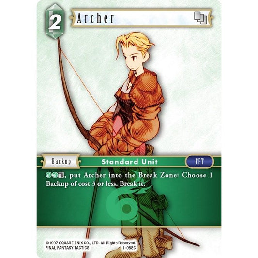 Image for Archer (Male Unit) - 1-088C (1-088C) (OP1) - Final Fantasy TCG
