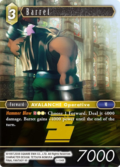 Image for Barret (1-114R) (OP1) - Final Fantasy TCG