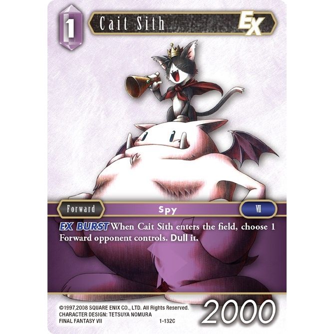 Image for Cait Sith EX (1-132C) (OP1) - Final Fantasy TCG