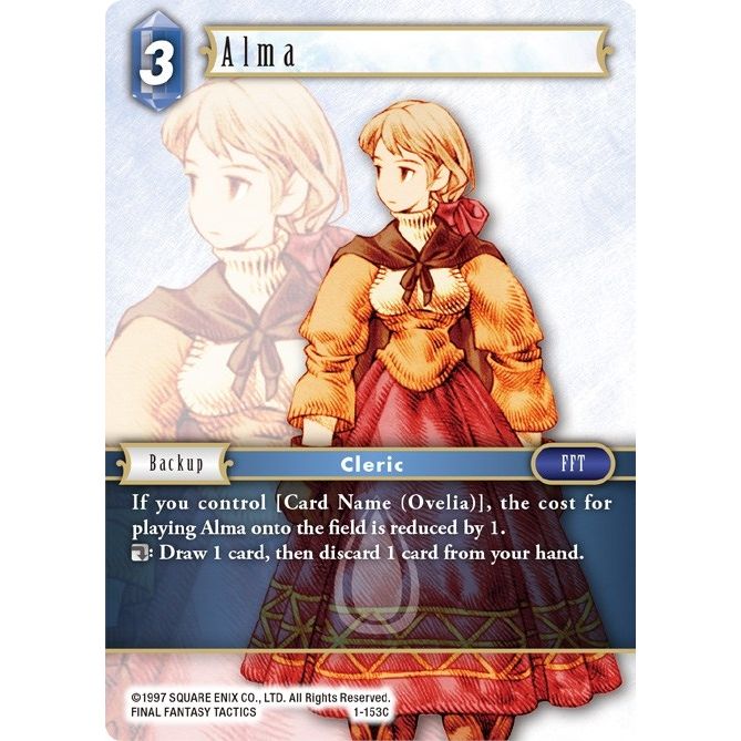 Image for Alma (1-153C) (OP1) - Final Fantasy TCG