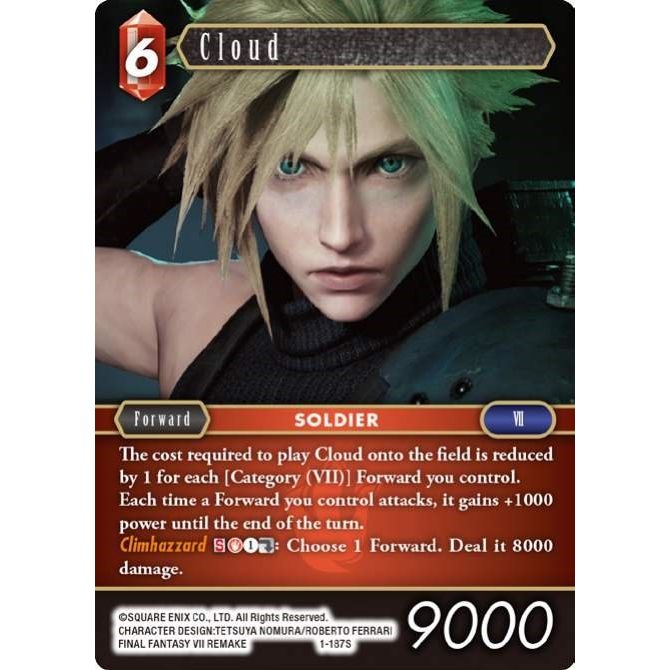 Image for Cloud (Starter) (1-187S) (OP1) - Final Fantasy TCG