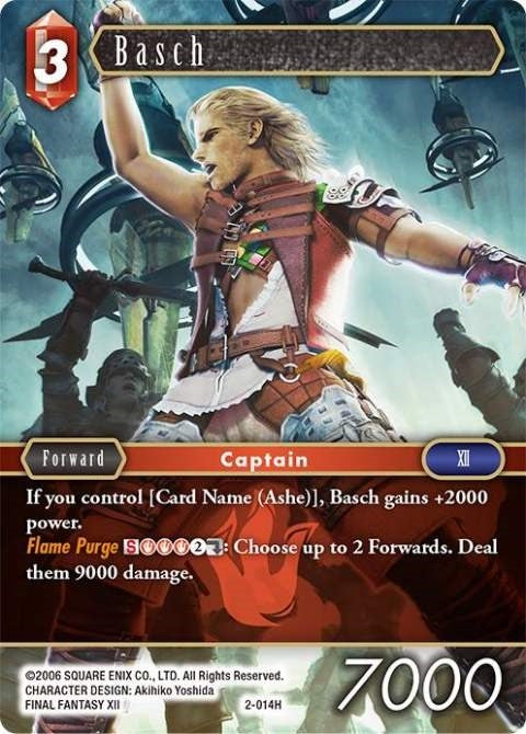 Image for Basch (2-014H) (OP2) - Final Fantasy TCG