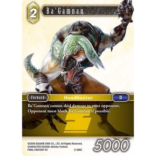 Image for Ba'Gamnan (2-088C) (OP2) - Final Fantasy TCG
