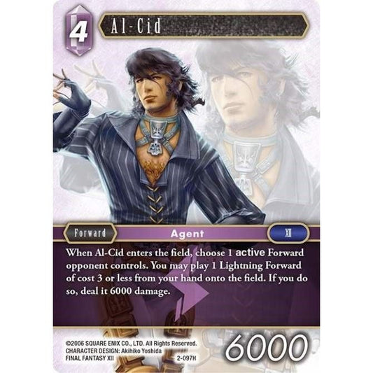 Image for Al-Cid (2-097H) (OP2) - Final Fantasy TCG
