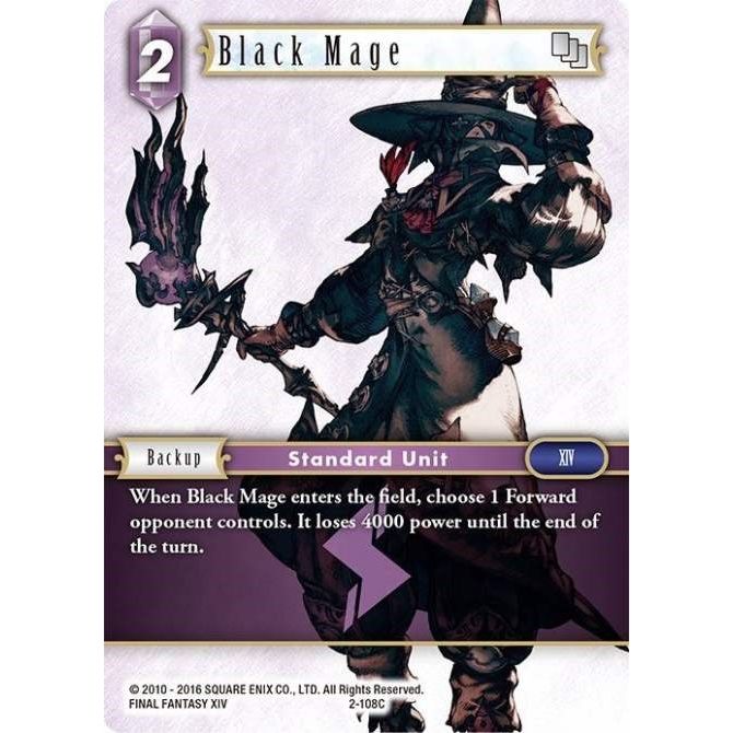 Image for Black Mage (2-108C) (2-108C) (OP2) - Final Fantasy TCG